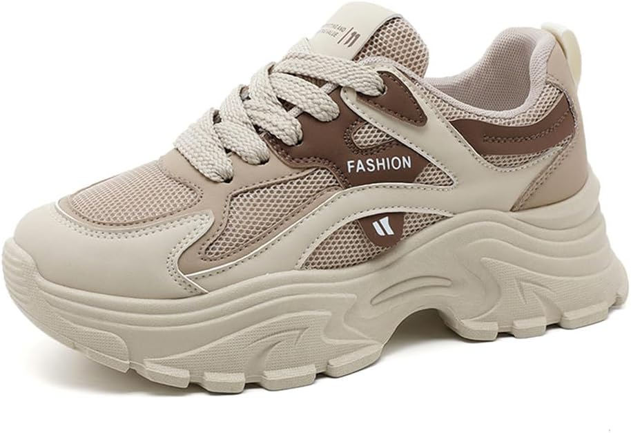 Women's Fashion Thick Sole Mesh Sneakers