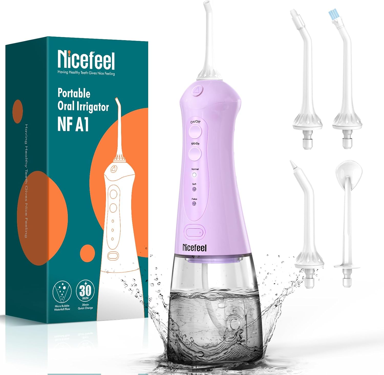 Nicefeel Water Dental Flosser Teeth Pick