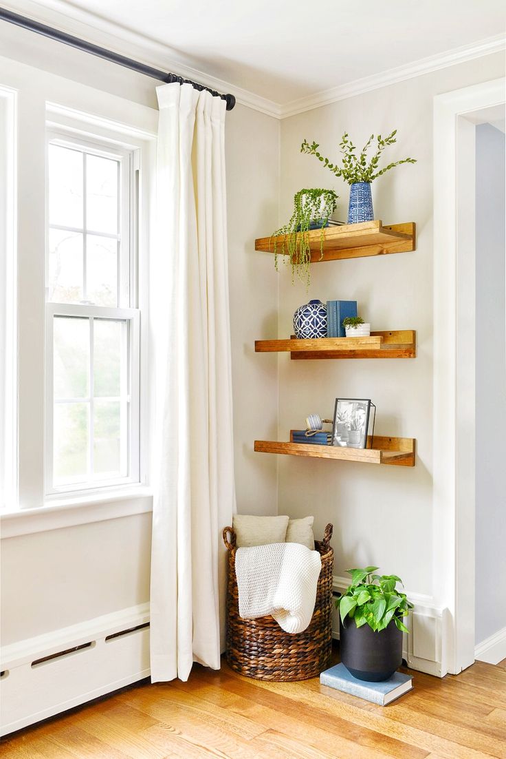 Maximizing Small Spaces  Floating Shelves for Small Rooms and Beyond