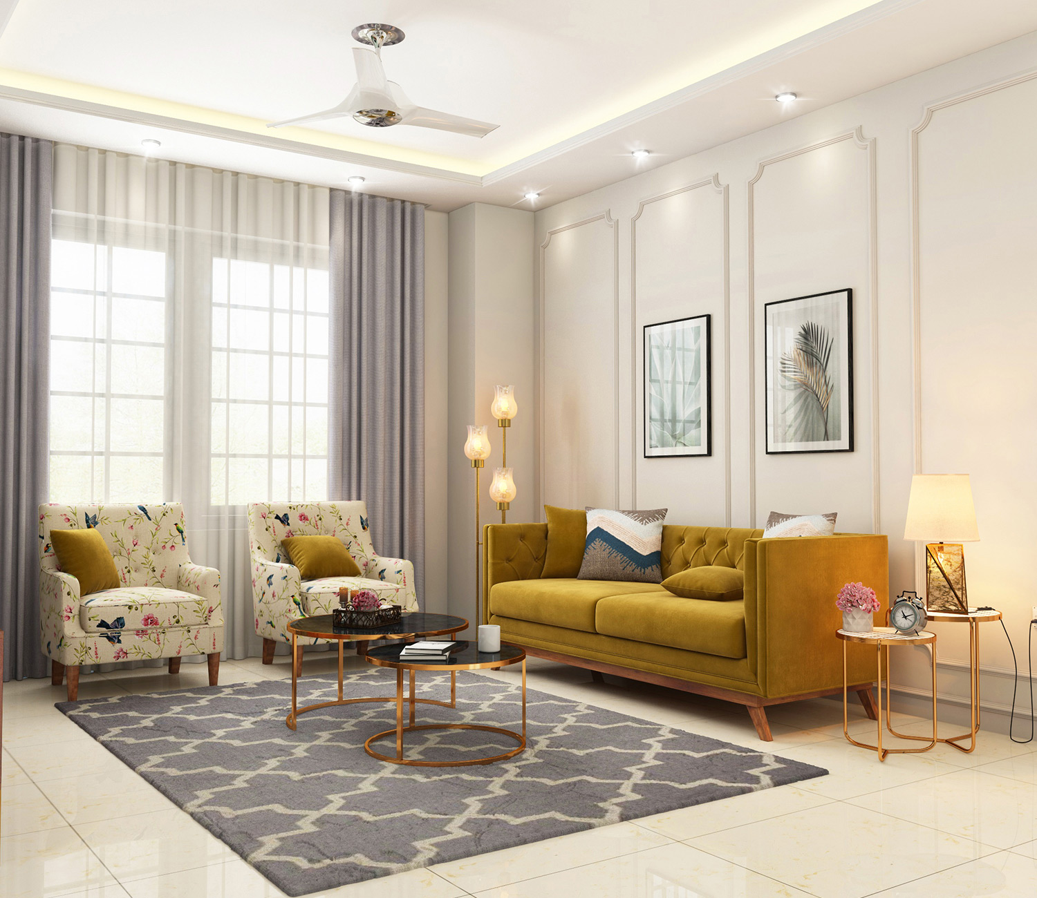 Stylish Living Room Designer Mirrors for Small Spaces