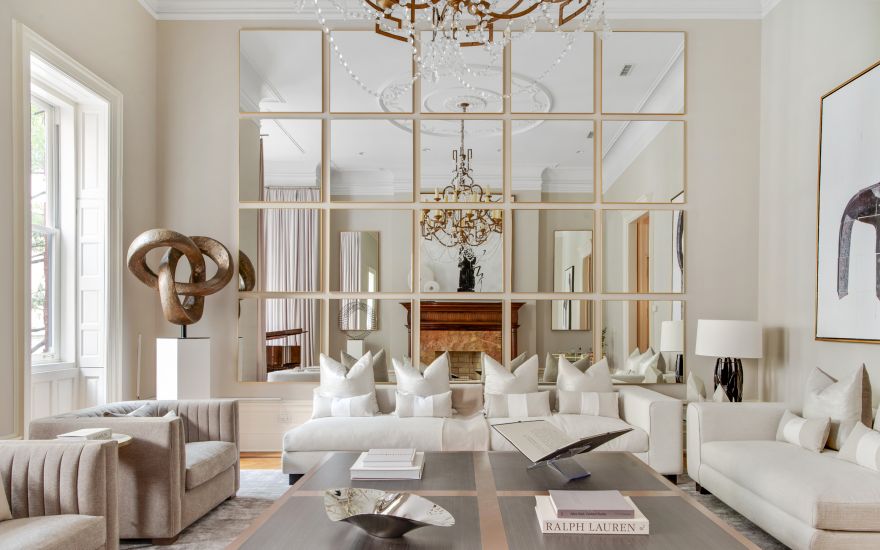 Stylish Living Room Designer Mirrors for Small Spaces