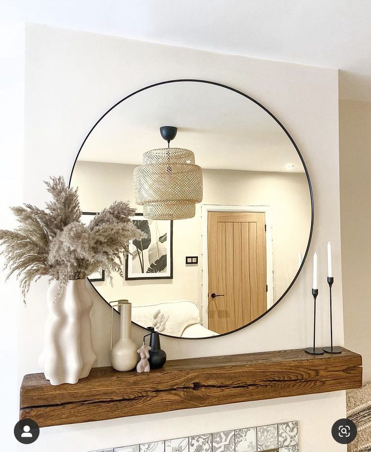 Stylish Living Room Designer Mirrors for Small Spaces