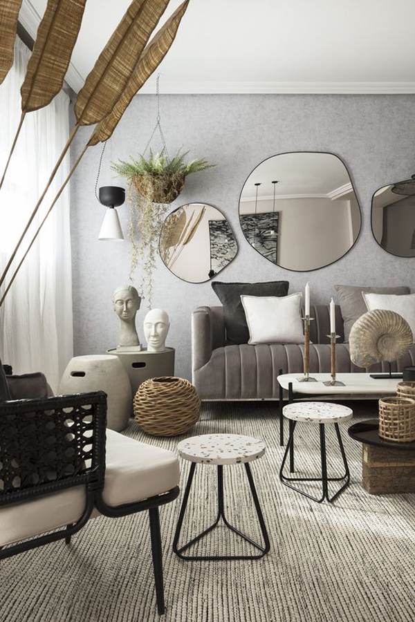 Mirror for Small Living Room -  Space Enhancement  Style