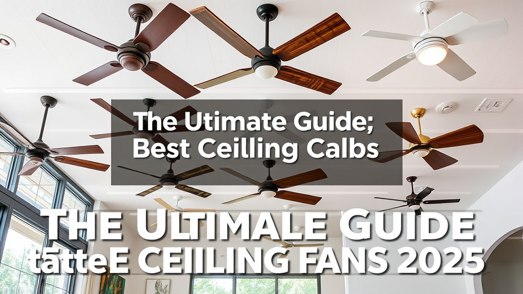 The Ultimate Guide to the Best Ceiling Fans 2025